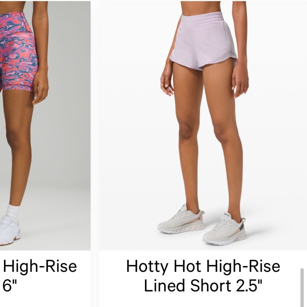 Hotty Hot High-Rise Lined
Short 2.5" sz14